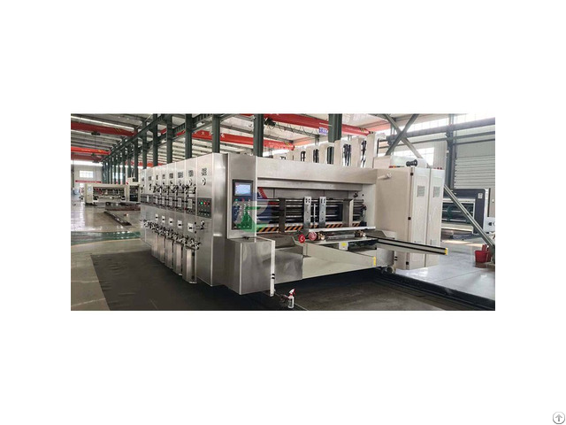Fully Automatic High Speed Flexo Ink Printing Slotting Die Cutting Machine