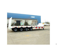 Low Bed Semi Trailer 80tons