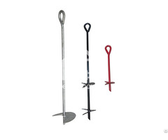Camping Tents Fixed Plastic Canopy Set Up Earth Anchor