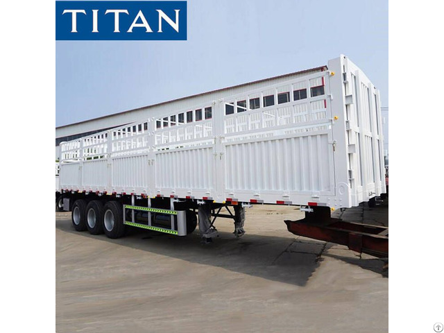 Cargo Transport Fence Semi Trailer For Sale In Tanzania