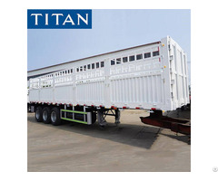 Cargo Transport Fence Semi Trailer For Sale In Tanzania