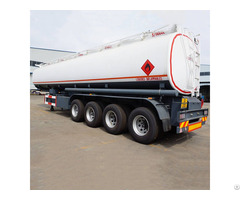 Fuel Tanker 4 Axles 45000 Liter For Africa