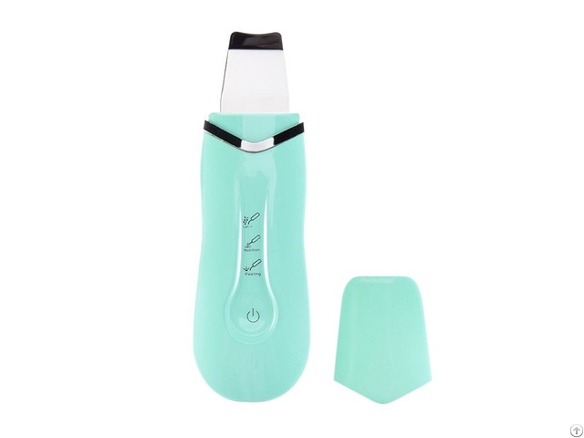 New Beauty Products Invention Ultrasonic Ion Skin Cleaner Facial Cleansing Spatula Instrument