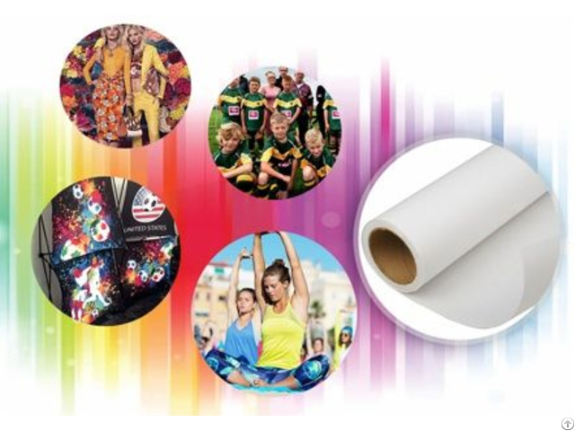 Economy 90gsm Anti Curl Sublimation Transfer Paper For Polyester Textile Printing
