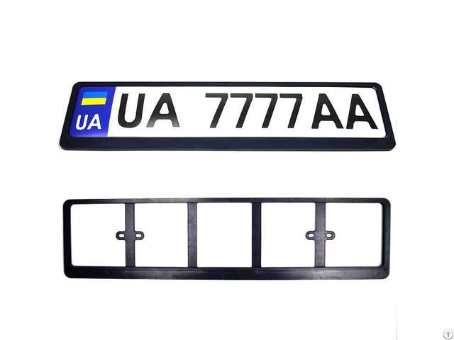 Embedded Russia European License Plate Frame