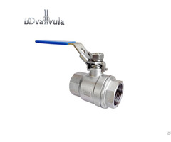 Dn8 Dn100 Stainless Steel 316 Ball Valve With Locking Device