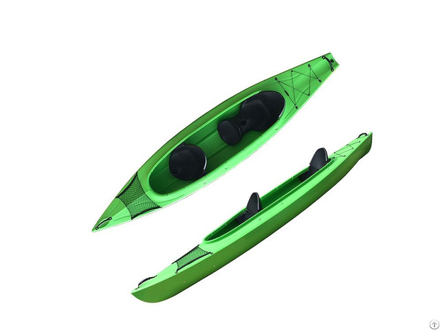 Two Person Recreational Family Kayak Adults And One Kid Use