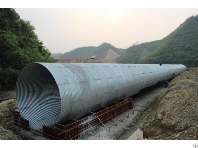 Corrugated Steel Drainage Pipe