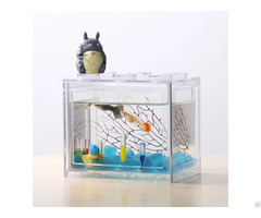 New Product Lego Design Led Aquarium Plastic Fish Tank Wholesale