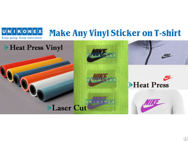 Make Any Vinyl Sticker By Laser On Shirt