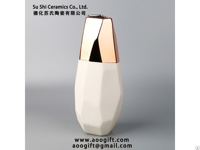 Ceramic Vase Home White Nordic Decoration American Style Living Modern Color Design