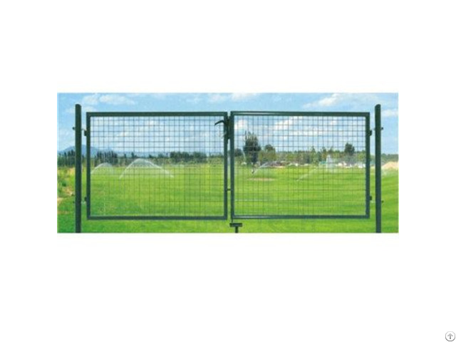 Round Pipe Double Wing Europe Entrance Garden Gate