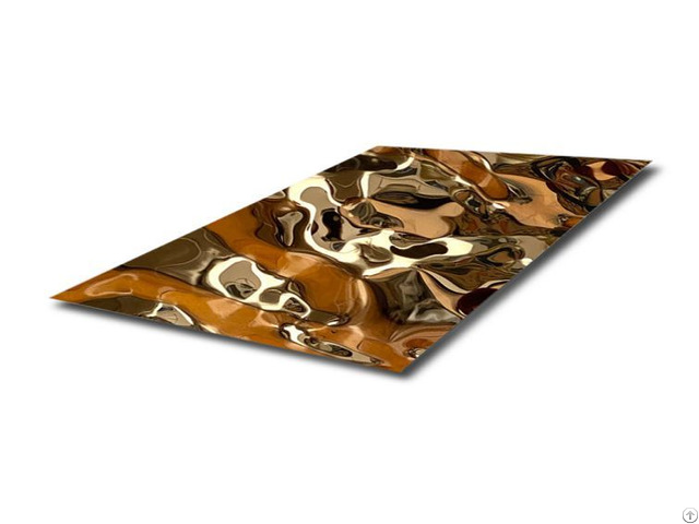 Stainless Steel Water Ripple Wave Mirror Stamped
