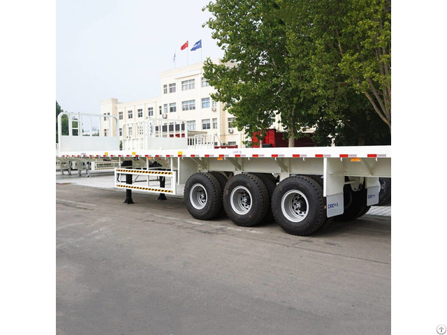 Flat Bed Trailer With Front Wall