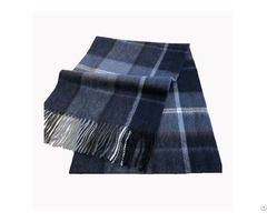 Mens Cashmere Scarf Plaid Fashion