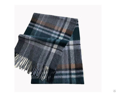 100 Percent Cashmere Scarf Mens Plaid