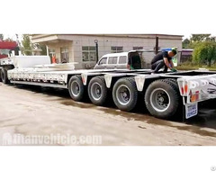 Low Loader Trailer For Sale 4 Line 8 Axle In Burkina Faso