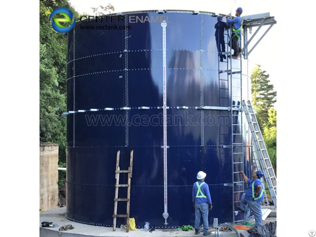 Wastewater Treatment Plant Glass Fused Steel Tanks