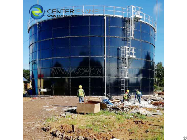 Double Membrane Roof Glass Lined Steel Tanks