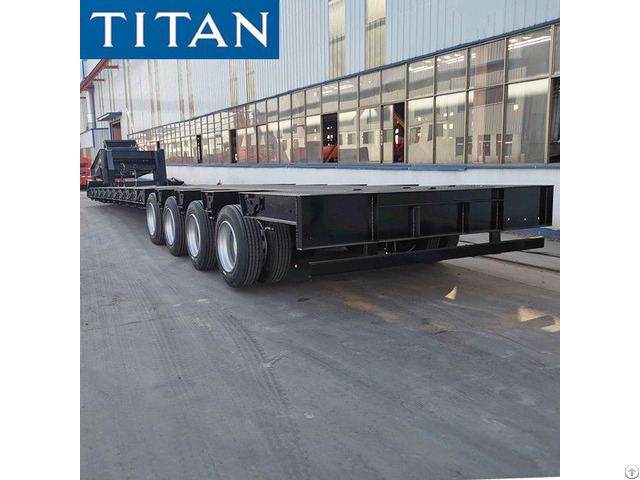 Removable Gooseneck 4 Axle 100 Ton Lowboy Trailer For Sale In Chile