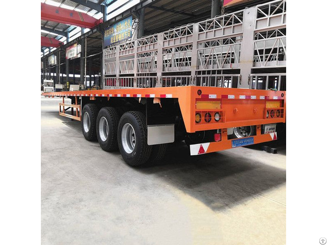 Flatbed Trailer For Sale 53ft 3 Axle In Namibia