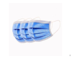 Blue Non Woven Disposable Face Mask Earloop