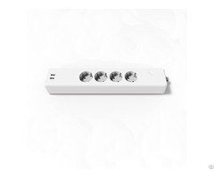 European Type Tuya Multi Outlet Socket With 2 Usb