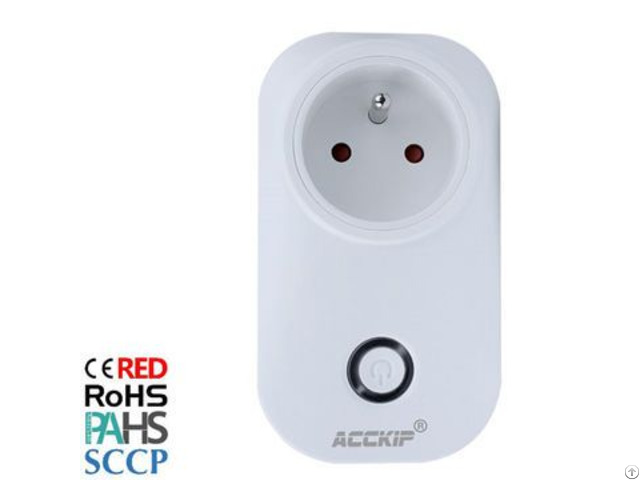 France 220v Wifi Smart Plug Home Support Automation Zigbee