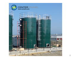 Glass Fused To Steel Bolted Biogas Storage Tanks For Plants