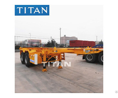 Container Chassia 2 Axle 20ft Skeleton Trailer For Sale In Nigeria