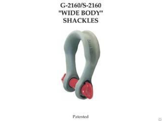 Crosby 2160 Bolt Type Alloy Wide Body Shackles