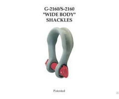 Crosby 2160 Bolt Type Alloy Wide Body Shackles