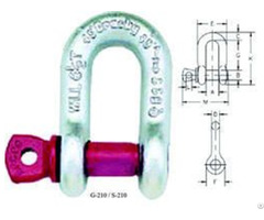 Crosby G 210 D Shackle Screw Pin Type