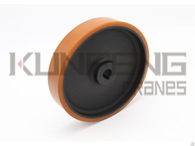 Heavy Duty Polyurethane Coated Wheel Used With Lifting Equipment Origin China