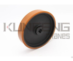 Heavy Duty Polyurethane Coated Wheel Used With Lifting Equipment Origin China