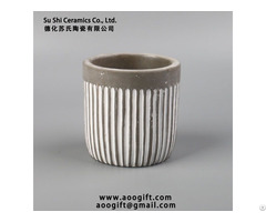 Nordic Minimalist Style Daily Garden Decoration Cement Flower Pot