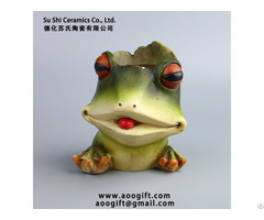 Creative Frog Shape Garden Decoration Resin Flower Pot