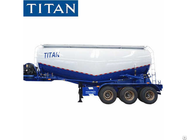 Tri Axle 35cbm Cement Tank Trailer For Sale In Nigeria