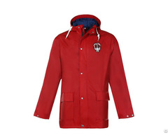 Pu Rain Jacket With 210t Nylon Lining