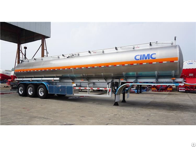 Cimc Aluminum Diesel Tanker Trailer For Sale