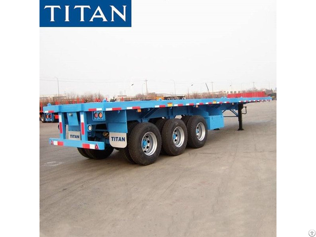 What Is A Flatbed Trailer Used For Multi Types Of Container Semi Trailers