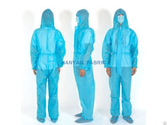 Blue Disposable Gown