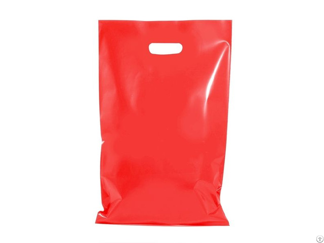 Patch Handle Plastic Carry Shopping Bags