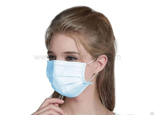Protective Blue Disposable Respirator Face Mask With Ce