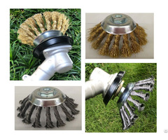 Twist Knot Wheel Brushes For Grass Removal Brush Cutters​ Machine