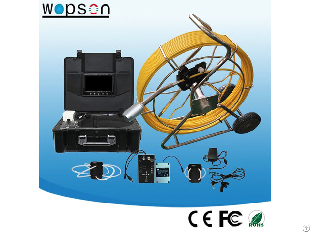 120m Cable Drain Pipeline Inspection Camera With Dvr