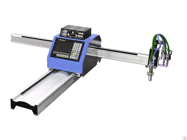 Cnc Flame Cutting Machine Processing Heavy Metals