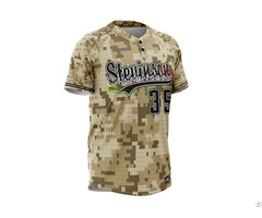 Custom Digital Camo Baseball Jersey