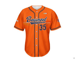 China Full Button Polyester Baseball Jersey Custom Sublimation
