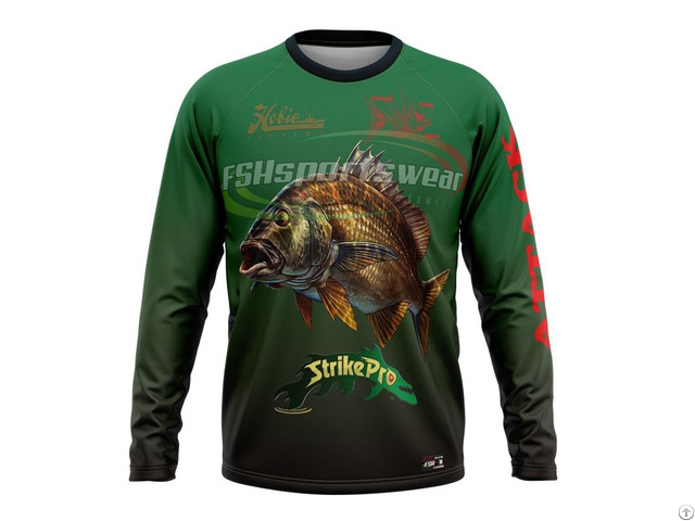Wholesale Long Sleeve Fishing Shirt Sublimation Print